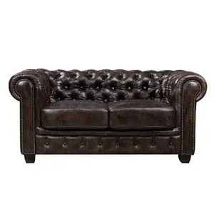 CHESTERFIELD-689 2-S Leather Brown
