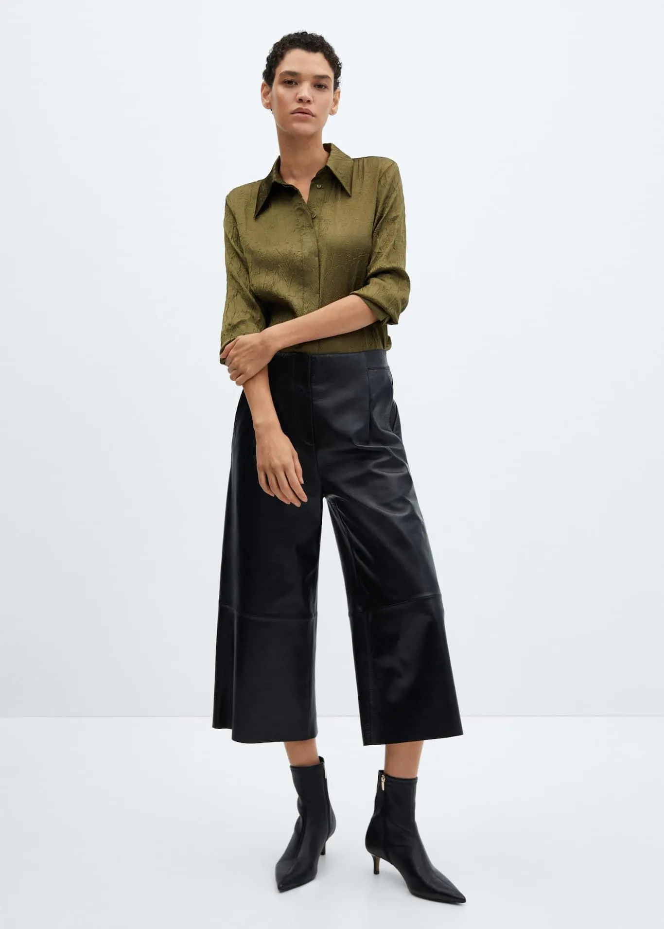 Πουκάμισο ανάγλυφο σατινέ