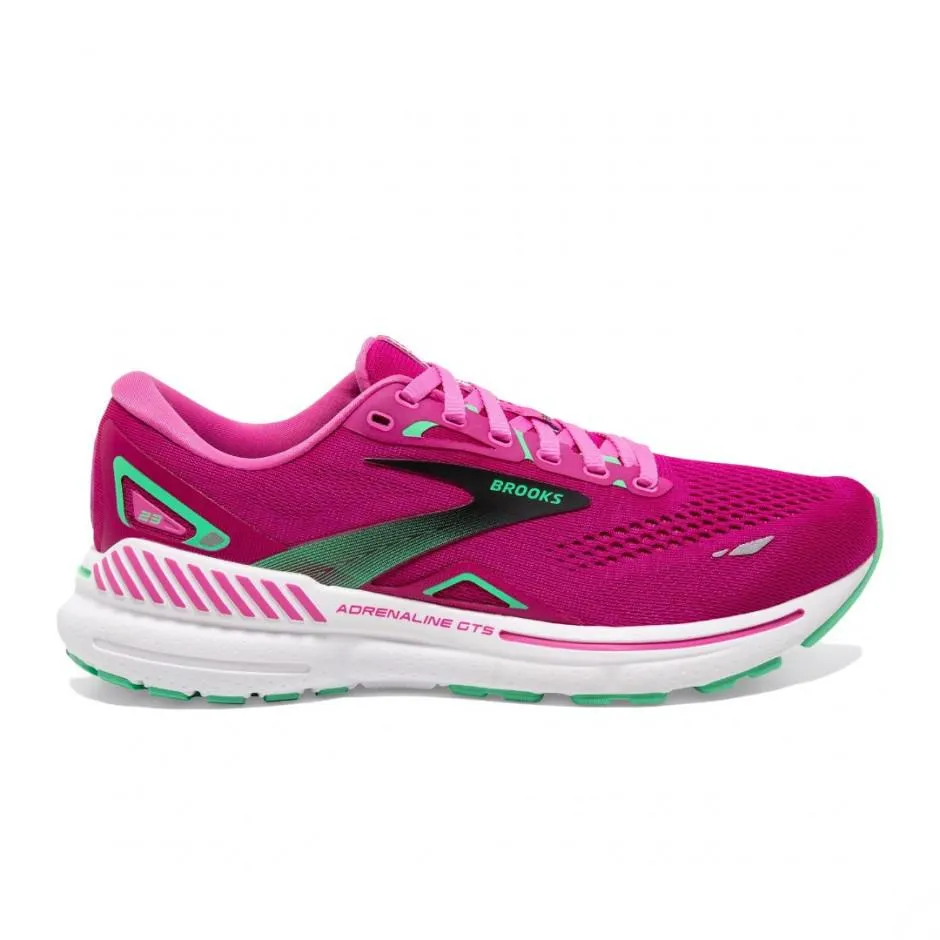 Brooks Adrenaline GTS 23 Φούξια - Γυναικεία Παπούτσια για Τρέξιμο