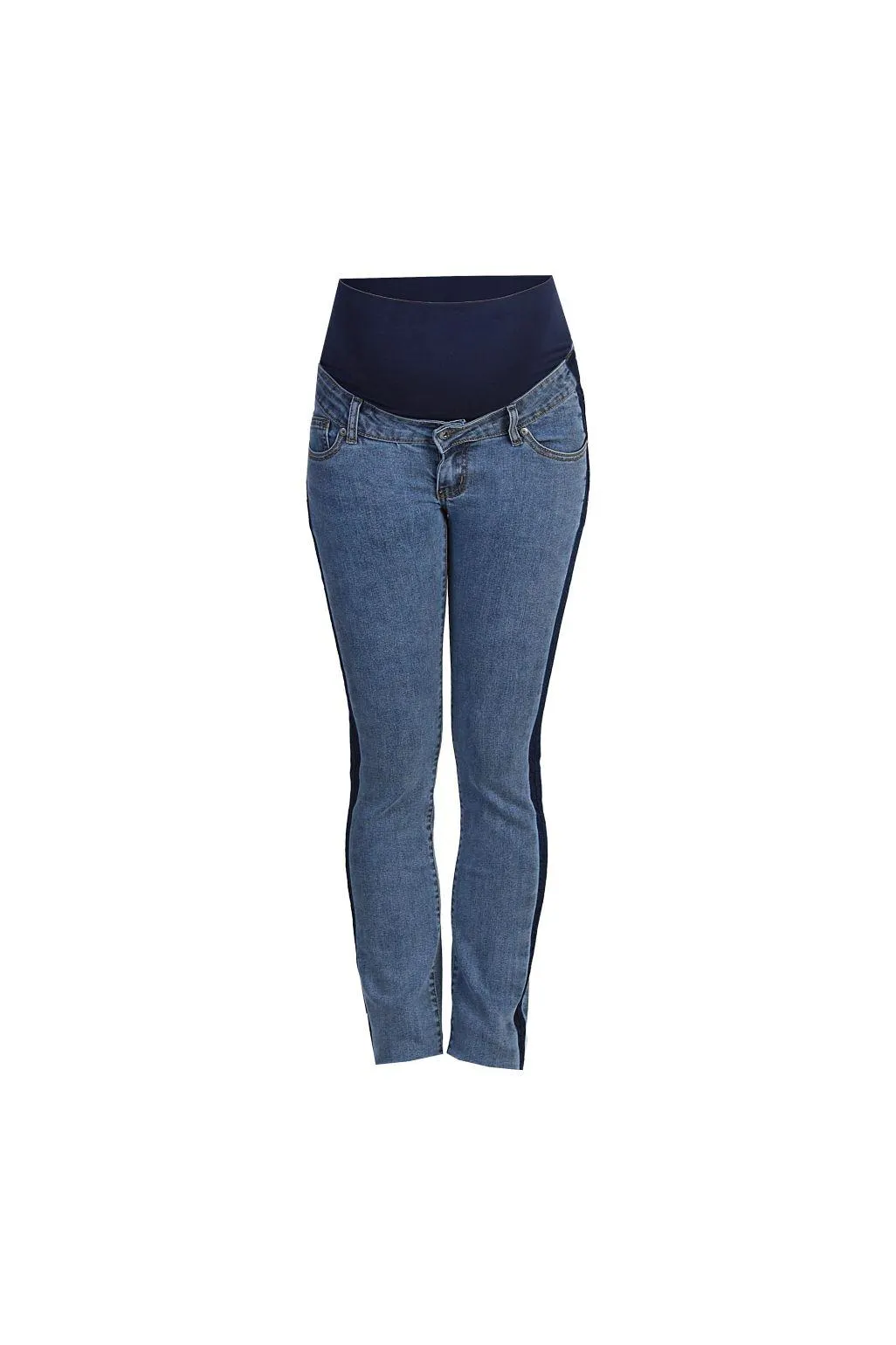 Ohma! τζιν εγκυμοσύνης σε ίσια γραμμή με σκούρες πλαϊνές φάσες