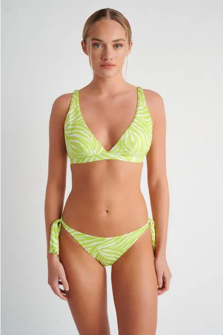 ΤΡΙΓΩΝΙΚΟ ΜΑΓΙΟ ΜΠΙΚΙΝΙ ΤΟΠ ΜΕ ΖΕΒΡΕ ΤΥΠΩΜΑ