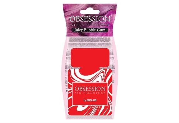 Αρωματικό Αυτοκινήτου Καρτέλα Aqua Air Fresheners Juicy Bubble Gum