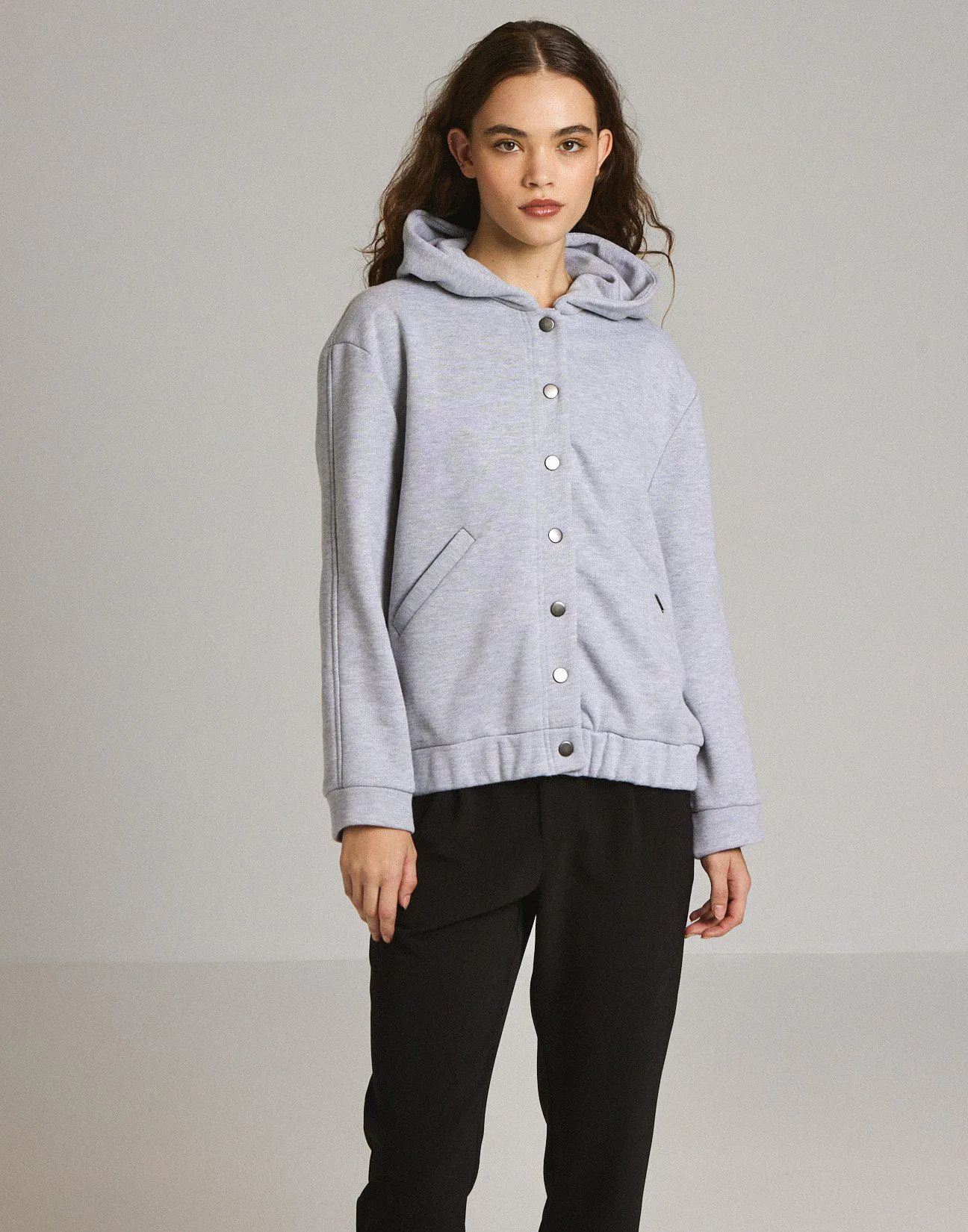 Ζακέτα φούτερ με κουκούλα