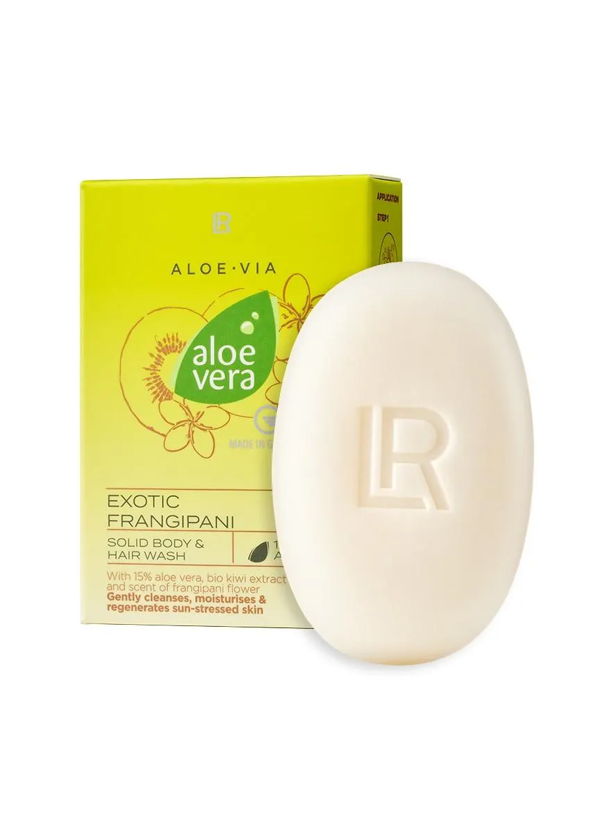 Aloe Vera Exotic Frangipani Μπάρα Καθαρισμού για Μαλλιά & Σώμα