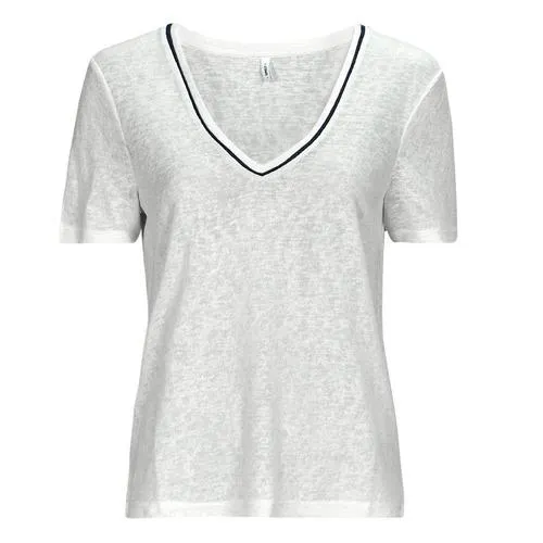ONLDORIT S/S V-NECK SHINE TOP JRS