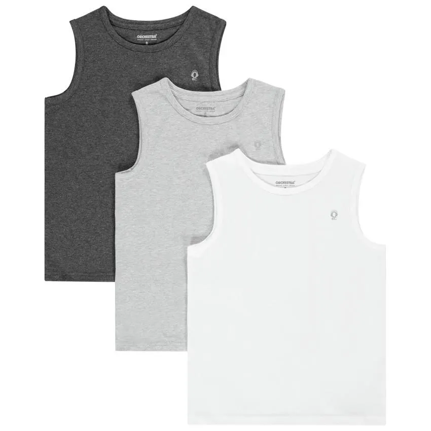 Σετ από 3 μπλουζάκια αμάνικο για αγόρι