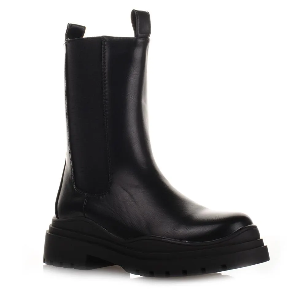 Μαύρες Chelsea Μπότες Famous