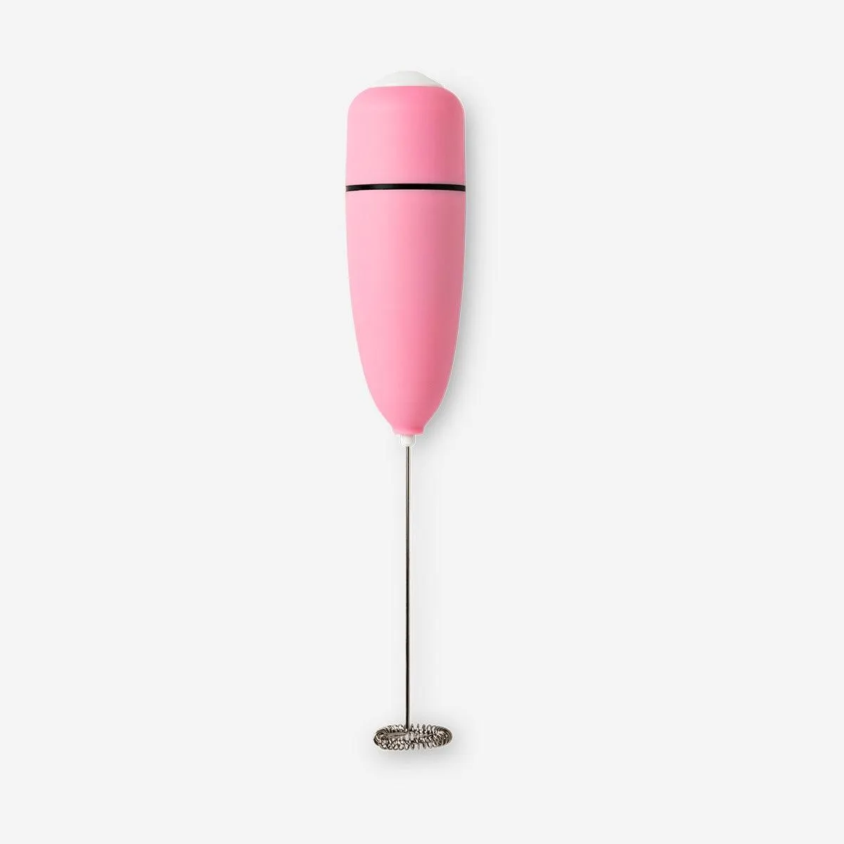 Pink milk foamer