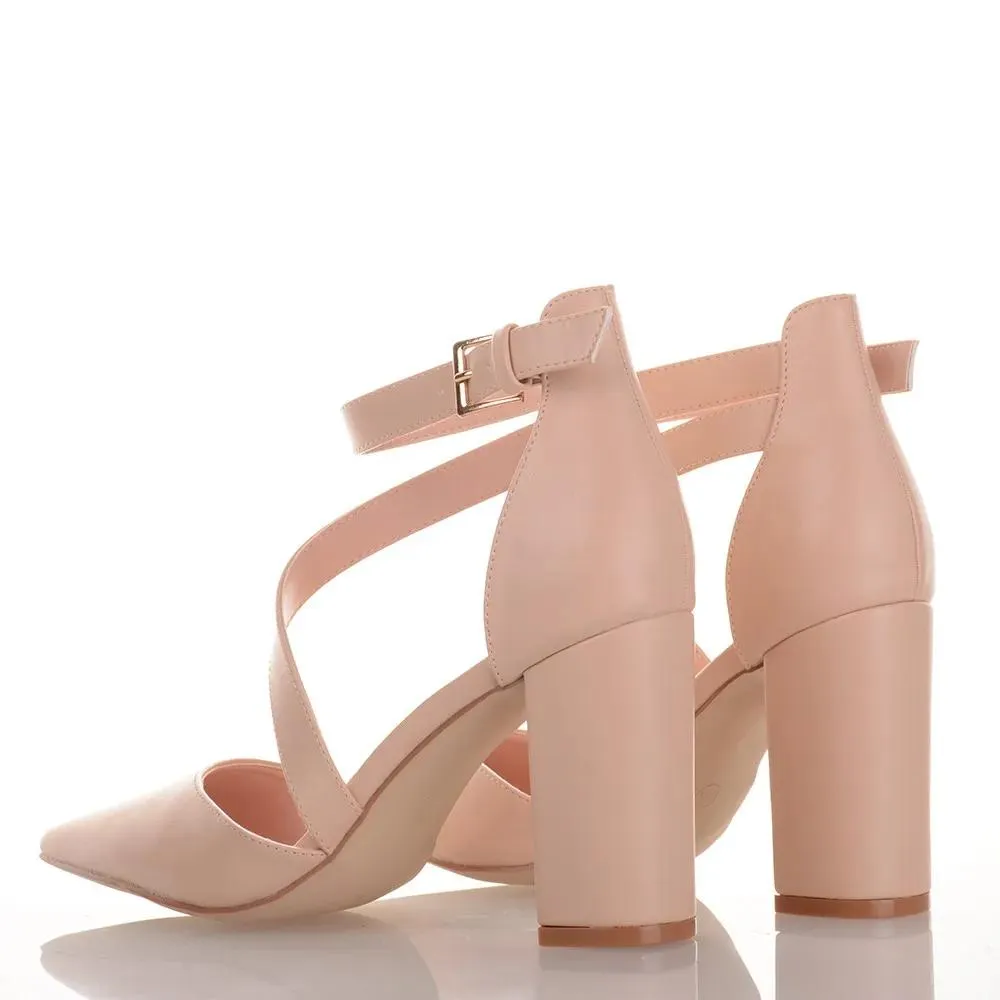 Νουντ Γόβες με Χοντρό Τακούνι Famous