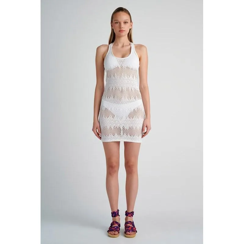 Γυναικείο Φόρεμα - Καφτάνι Κροσέ