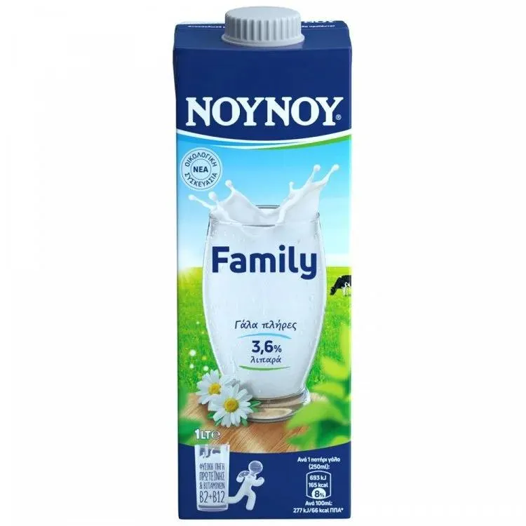 ΝΟΥΝΟΥ Family Γάλα 3,6% Λιπαρά Πλήρες 1lt