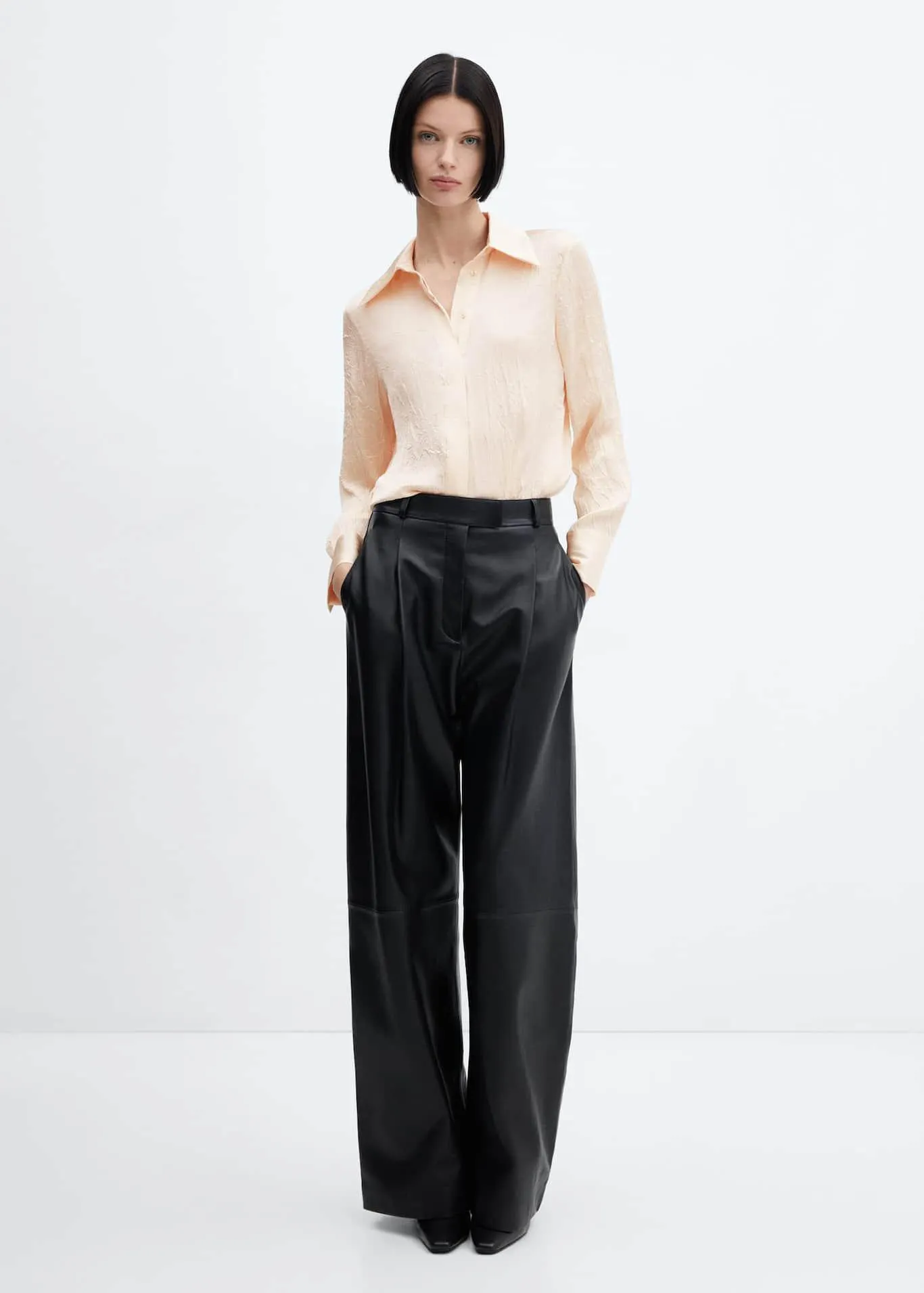 Πουκάμισο ανάγλυφο σατινέ