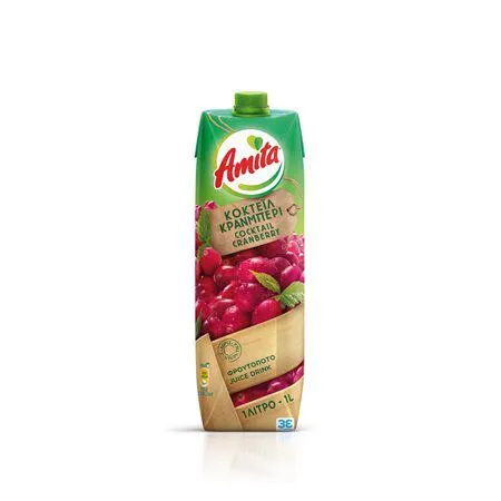 Amita Φρουτοποτό Cranberry 1lt