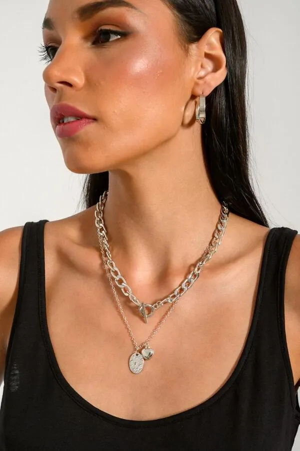 Κολιέ με 2 αλυσίδες