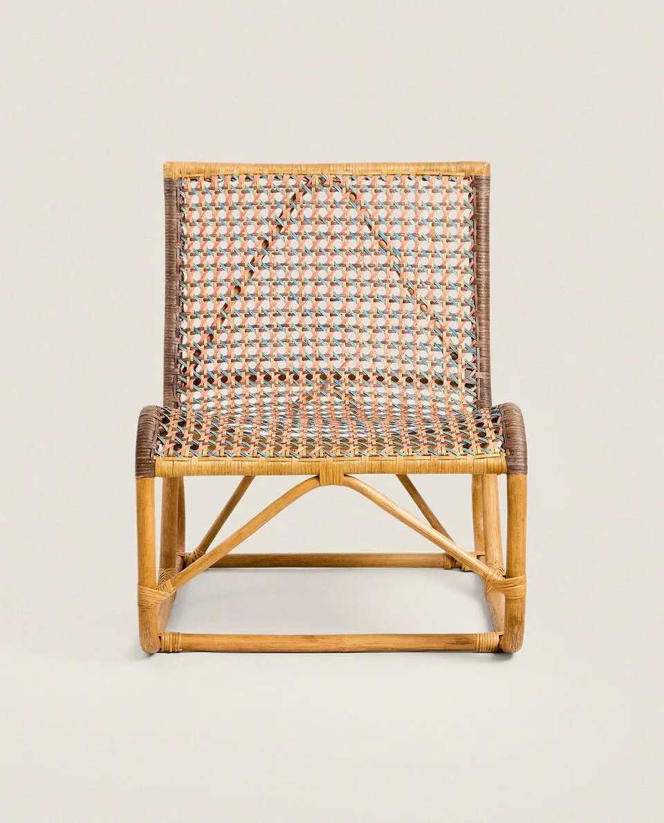 WOVEN RATTAN CHAIR