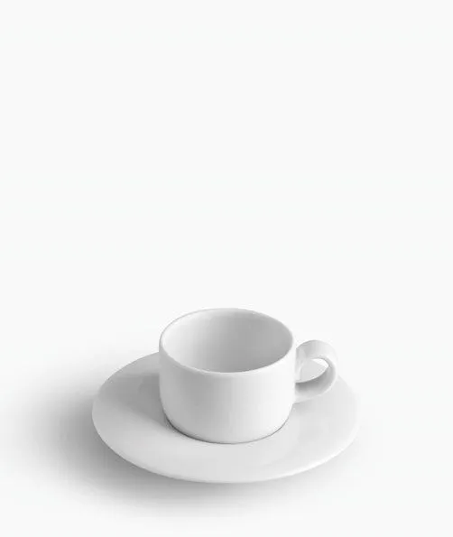 Plus Coffee Cup & Saucer 100ml