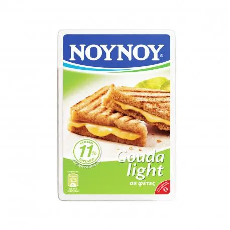 Νουνού τυρί μαλακό γκούντα για τοστ light σε φέτες (175g)