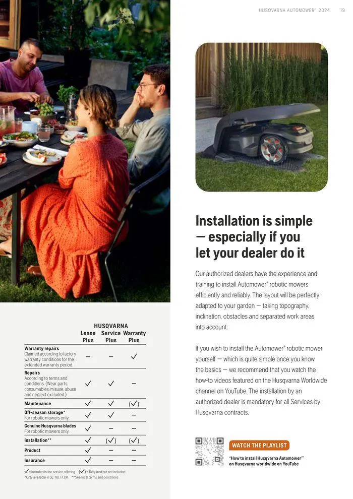 Φυλλάδιο προσφορών Husqvarna Automower από 14 Ιουνίου έως 31 Δεκεμβρίου 2024 - Σελίδα 19