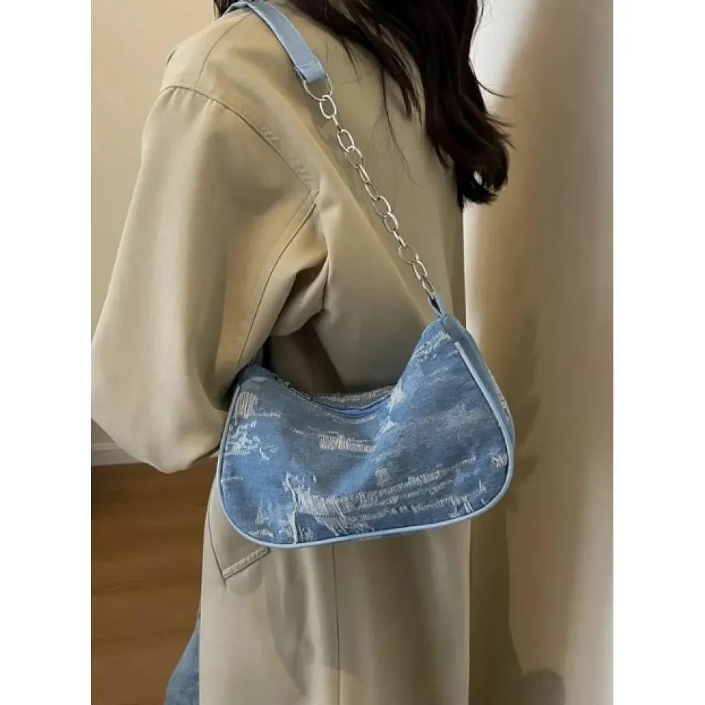 Denim Τσανάκι Γυναικείο Famous