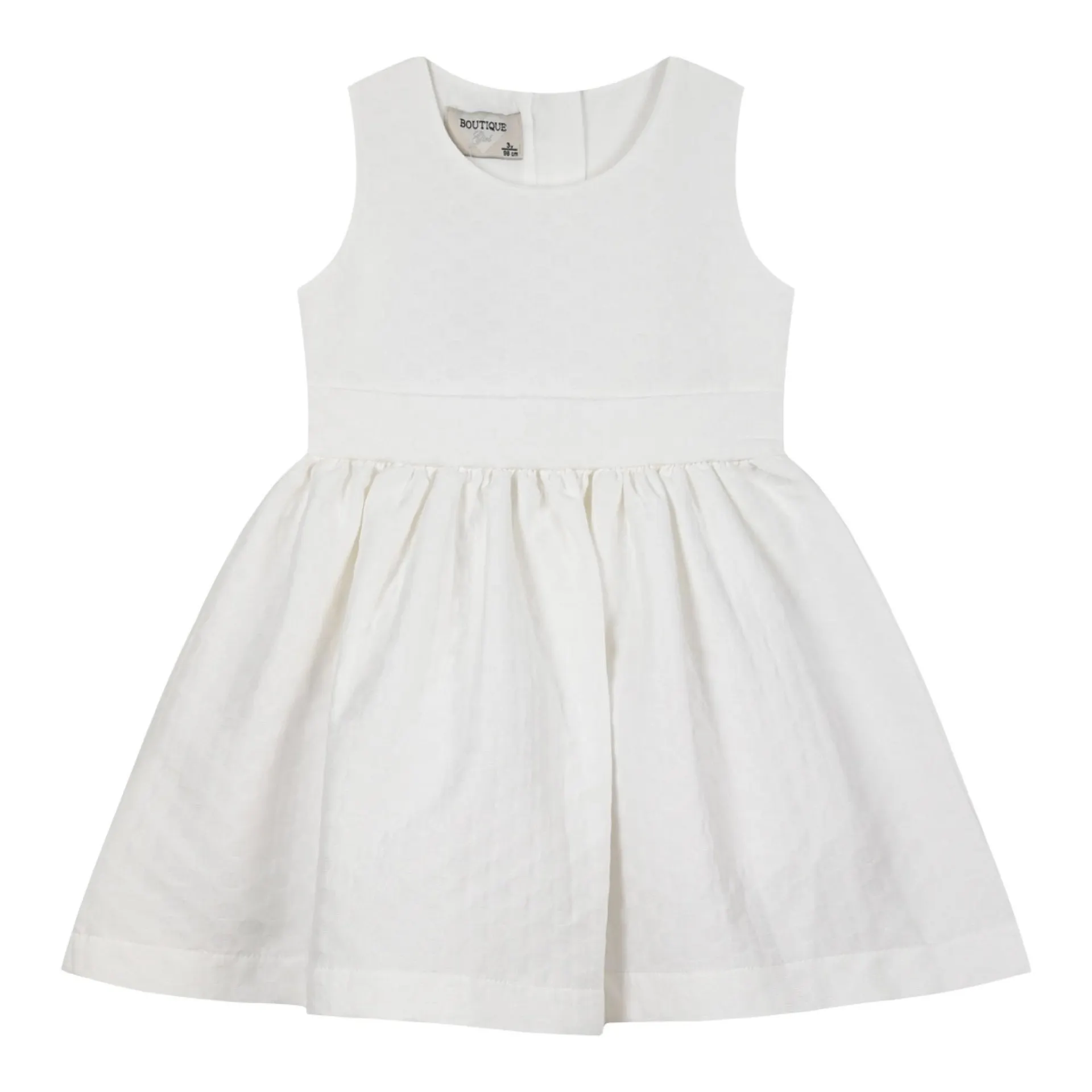 Παιδικό αμάνικο ανάγλυφο φόρεμα για κορίτσι | ΕΚΡΟΥ