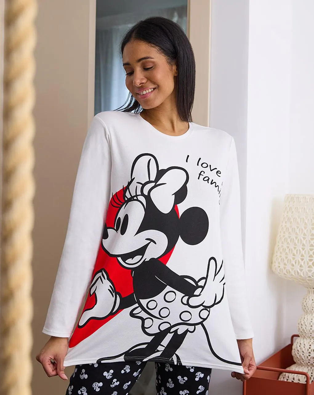 Γυναικεία πιτζάμα εγκυμοσύνης με τη minnie