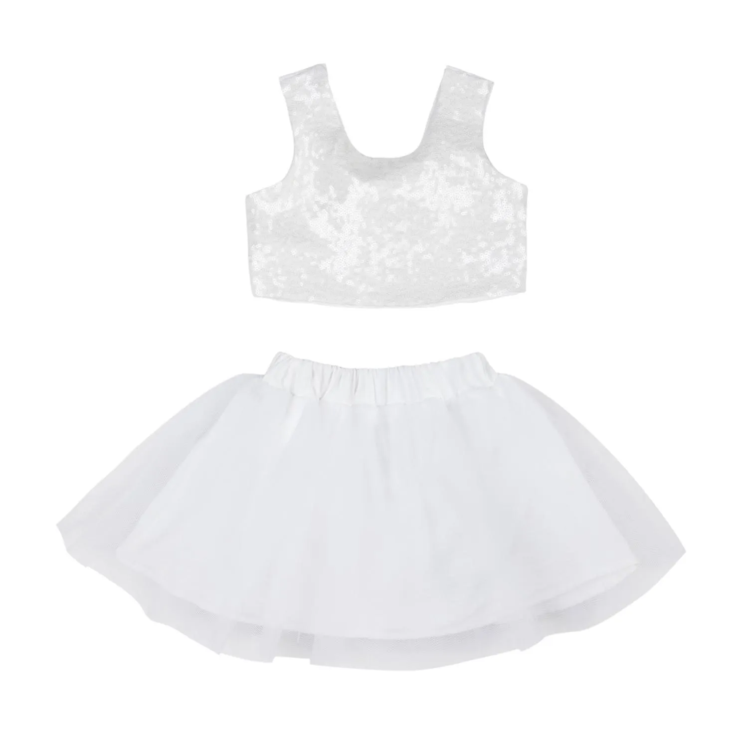 Καλοκαιρινό σετ μπεμπέ για κορίτσι σε λευκό χρώμα μπεμπέ -31.7505L