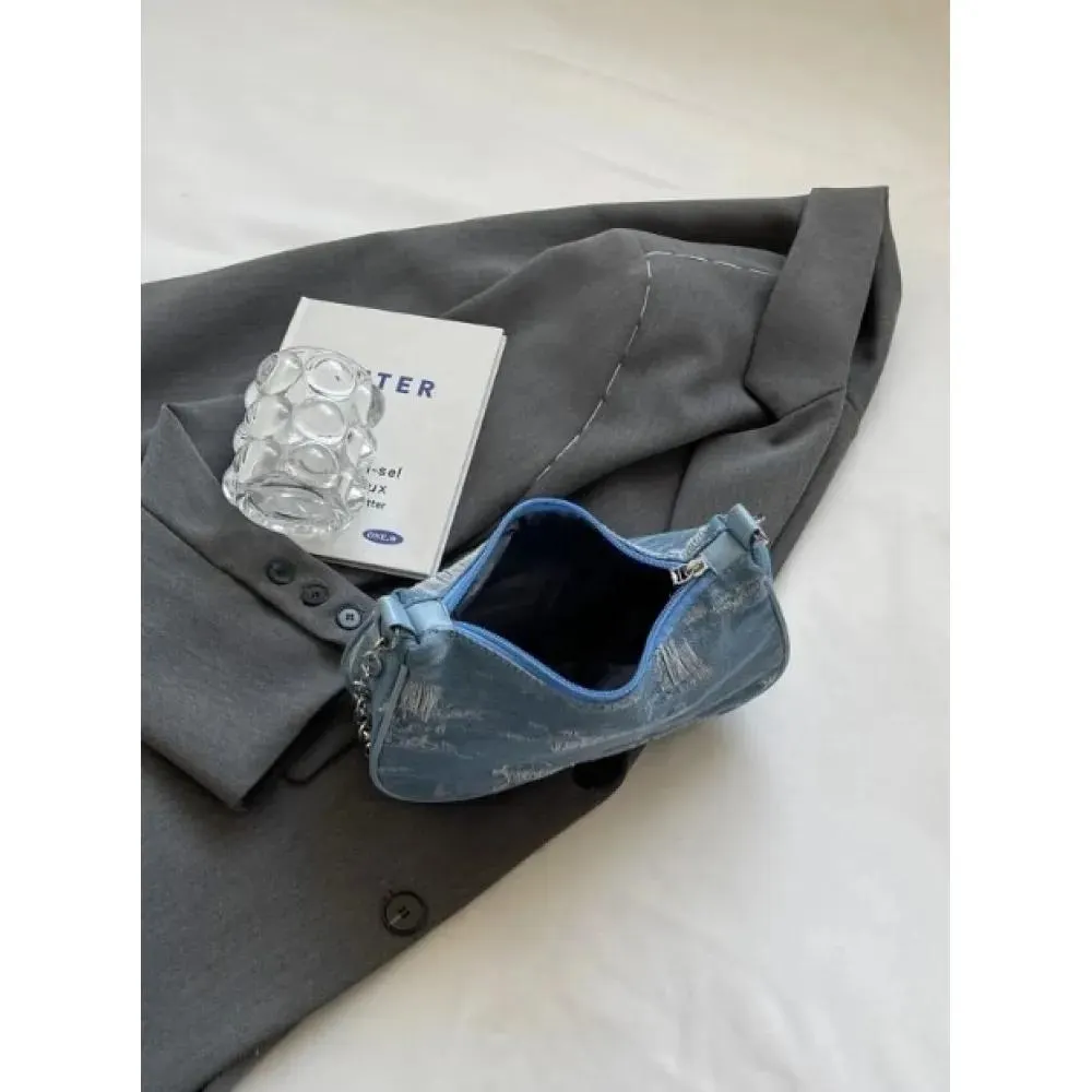 Γυναικείο Τσαντάκι Ώμου μπλε Famous