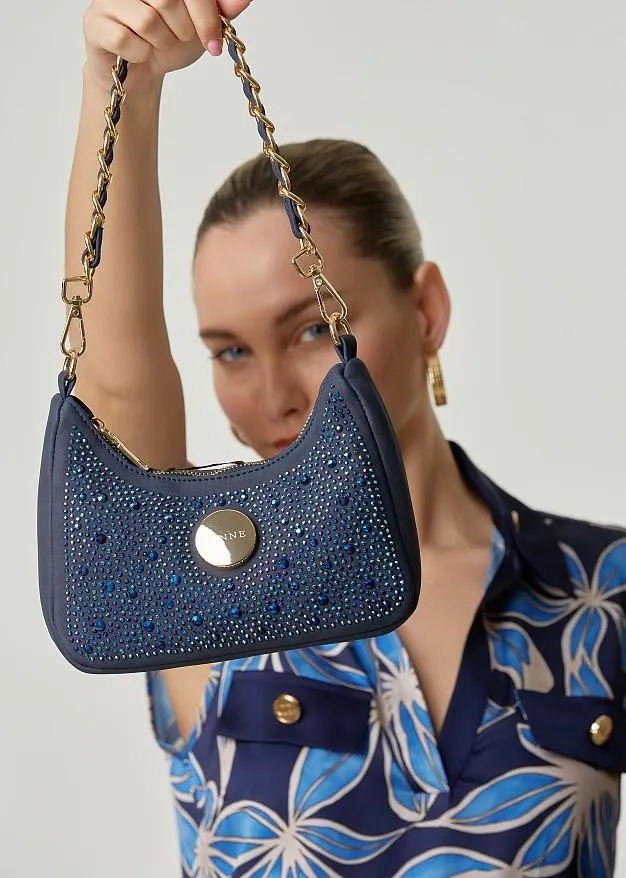 Μίνι τσάτα χειρός με κρύσταλλα στρας