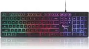 ΠΛΗΚΤΡΟΛΟΓΙΟ GEMBIRD KB-UML-01 RAINBOW BACKLIGHT MULTIMEDIA US LAYOUT BLACK