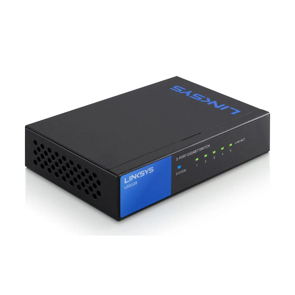 Linksys LGS105 Gigabit 5-Port Switch