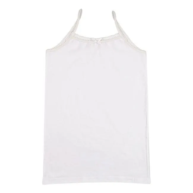 Εσώρουχο Φανελάκι Λευκό Ραντάκι για Κορίτσι