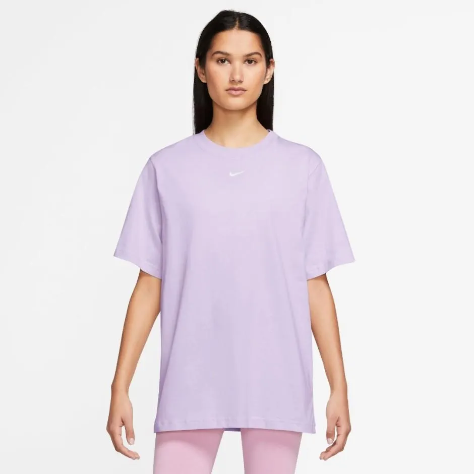 Γυναικεία Κοντομάνικη Μπλούζα Μωβ - Nike Sportswear Essential
