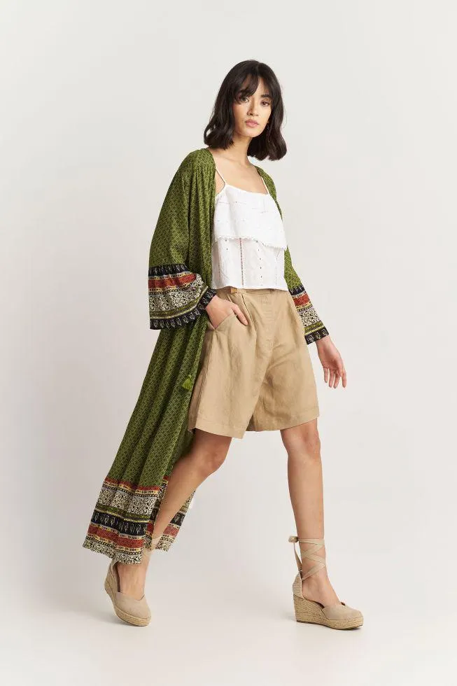 Κιμονό με prints Grass