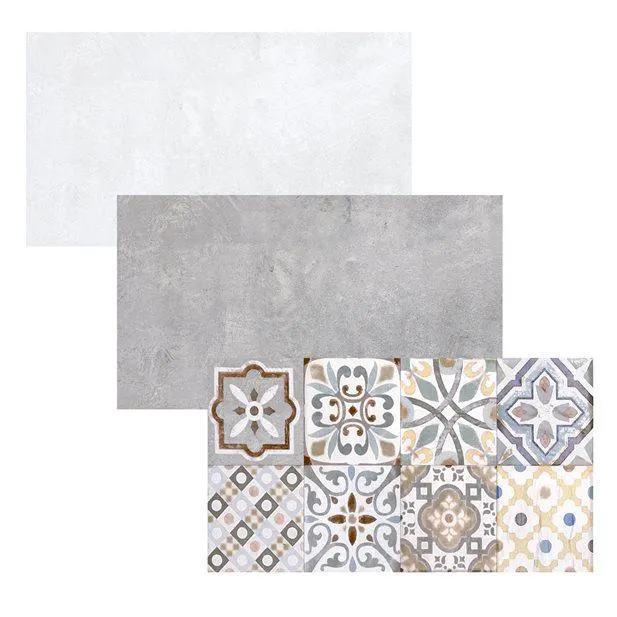 Laval White – Grey & Decor Rectified 25 x 45