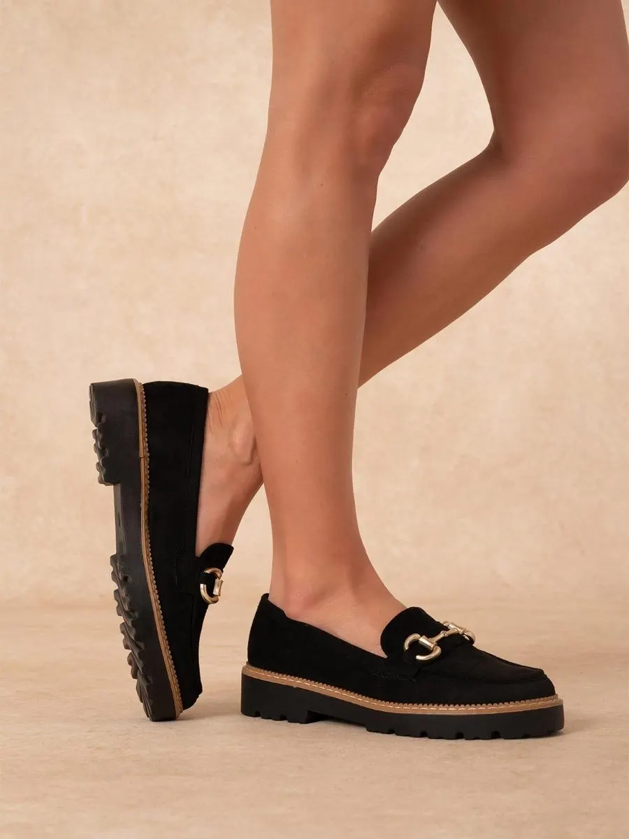 Loafers με μεταλλική λεπτομέρεια