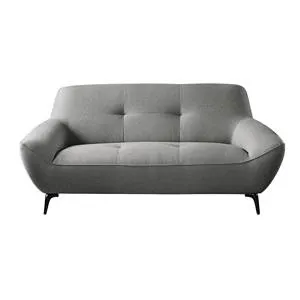 PEDRO 2-Seater Sofa Fabric Grey