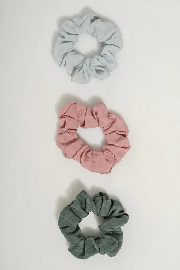 Σετ 3 scrunchies