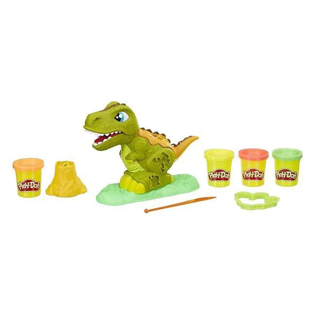 Play Doh Rex The Chomper 4 Βαζάκια 224g - Hasbro