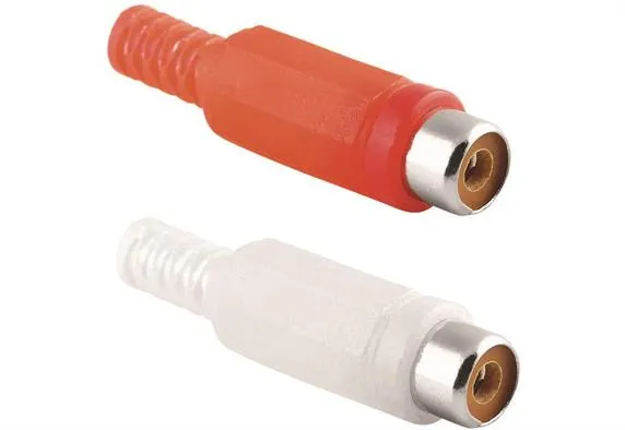 2 Rca Θηλυκά Πλαστικά