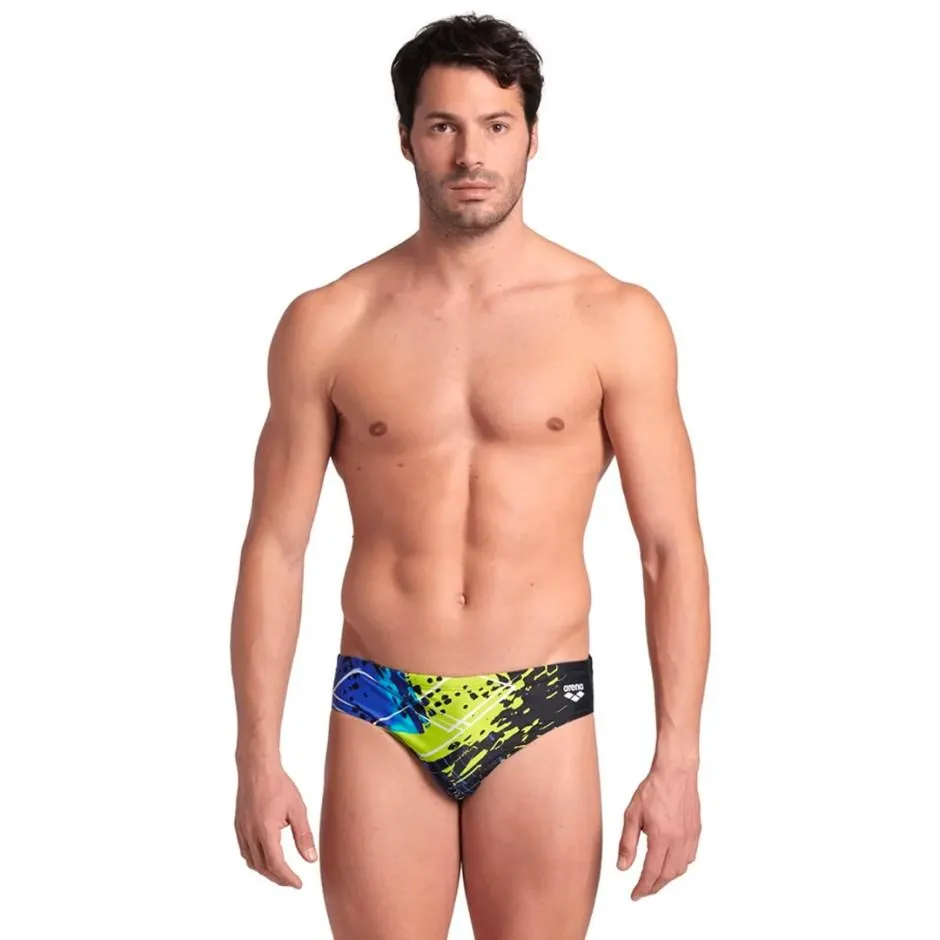 Ανδρικό Μαγιό Σλιπ Μαύρο - Arena Funny Spot Swim Brief