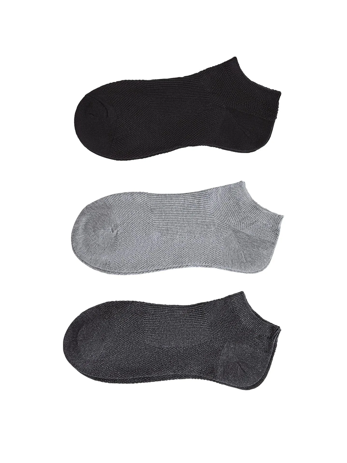 Σετ με 3 ζευγάρια χαμηλές ανδρικές κάλτσες σε μιχ 2