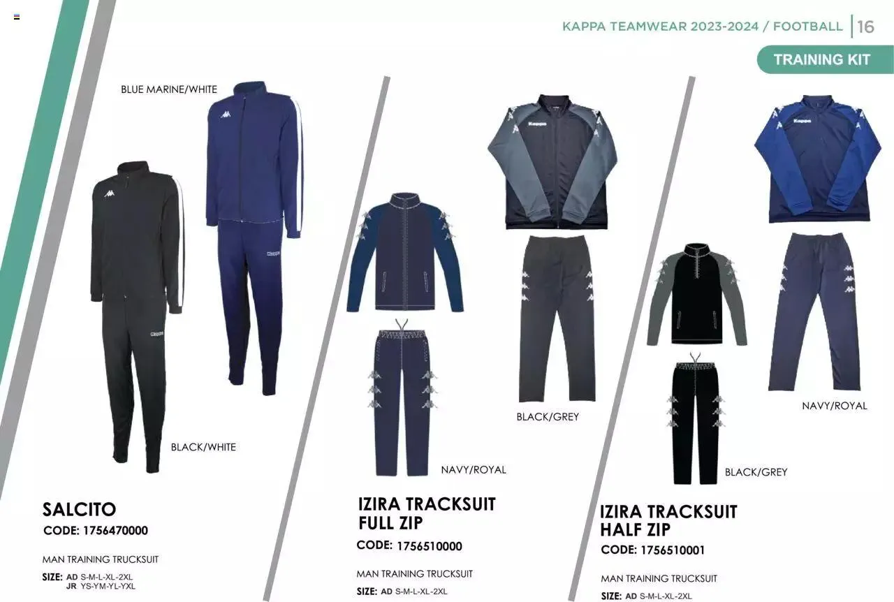 Φυλλάδιο προσφορών Admiral - New season promotion catalog KAPPA 2023/2024 από 14 Μαρτίου έως 31 Δεκεμβρίου 2024 - Σελίδα 16