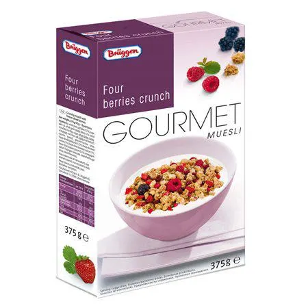 Bruggen Gourmet Muesli Forest Fruits Crunch 375gr