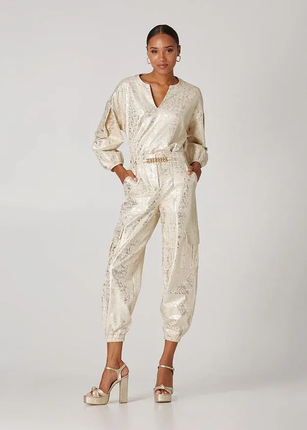 Cargo παντελόνι με snake print