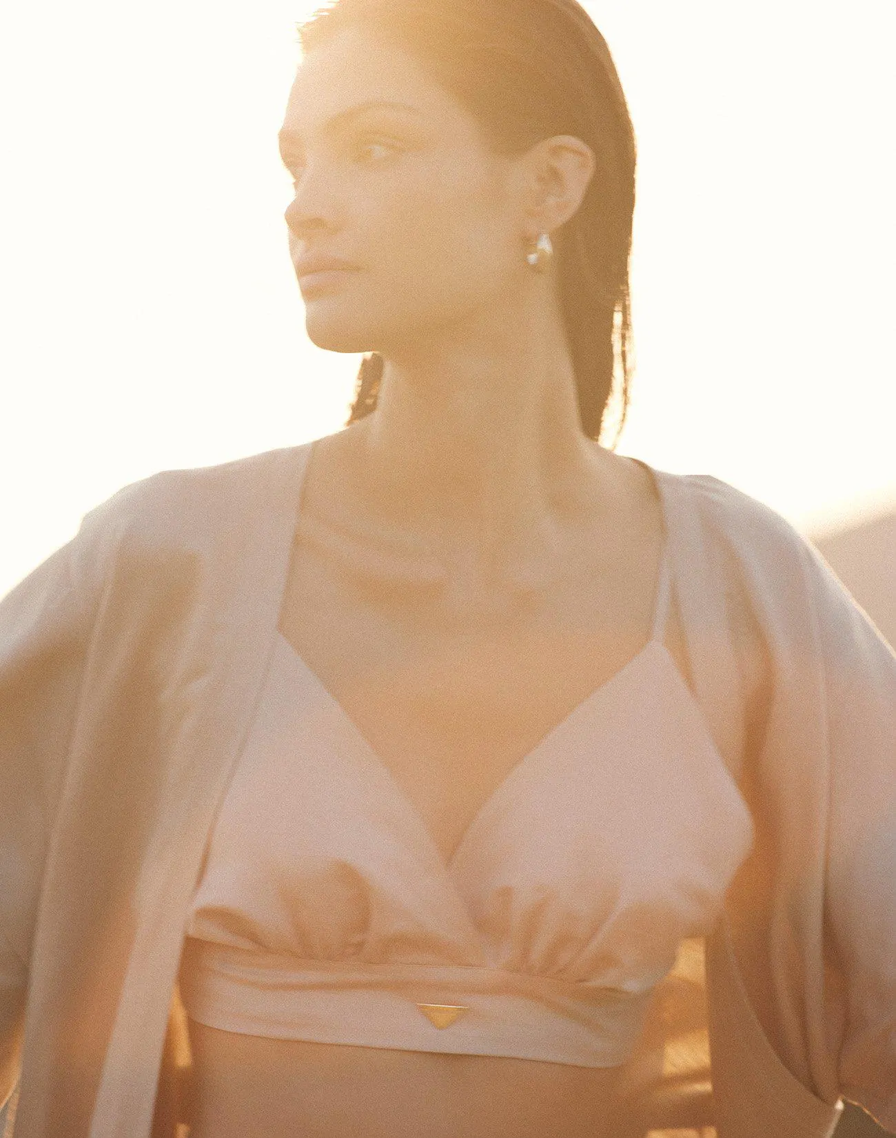 Bralette με λινό