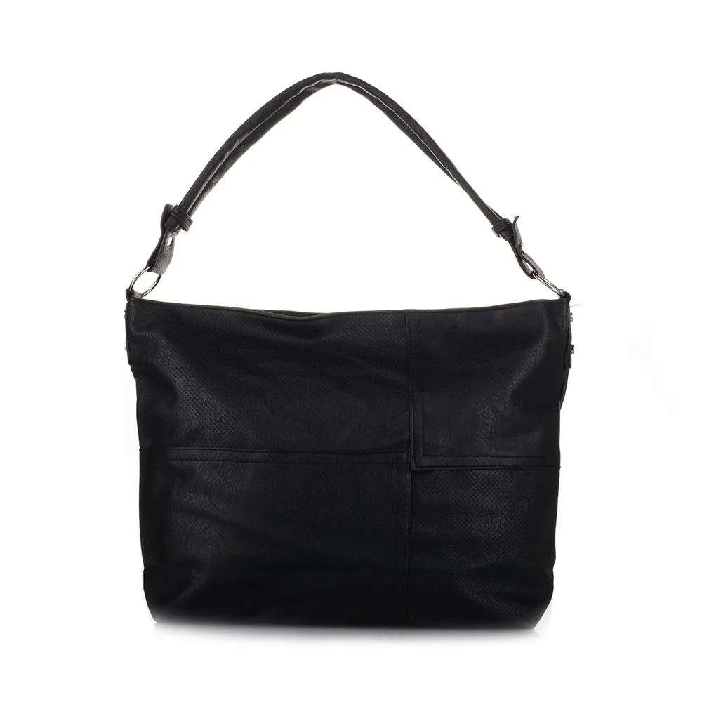 Μαύρη τσάντα ώμου Famous