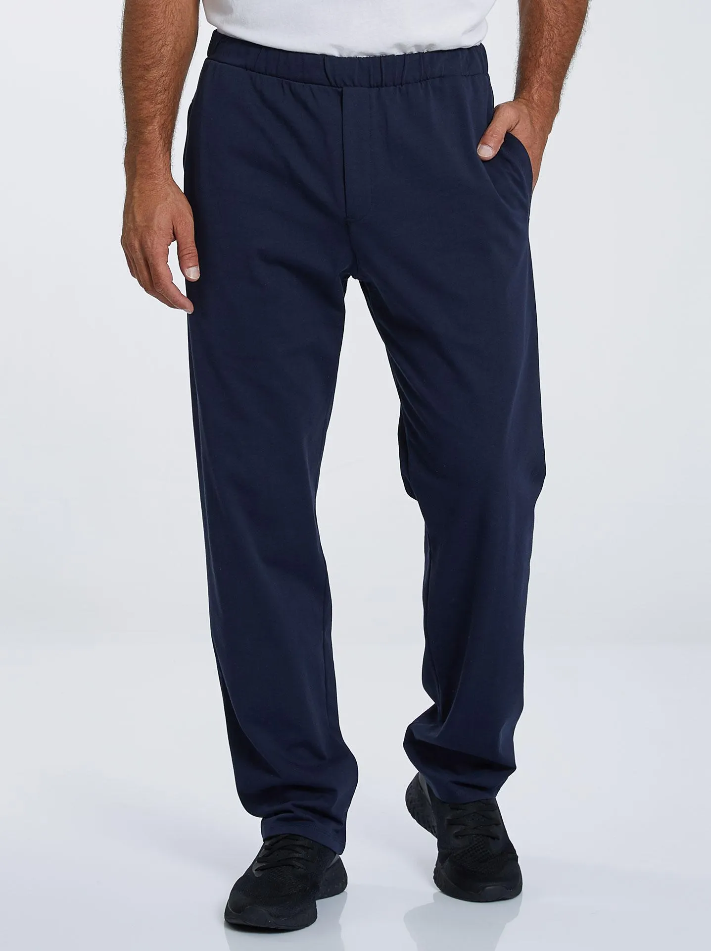 Ανδρική φόρμα παντελόνι premium σε σκούρο μπλε