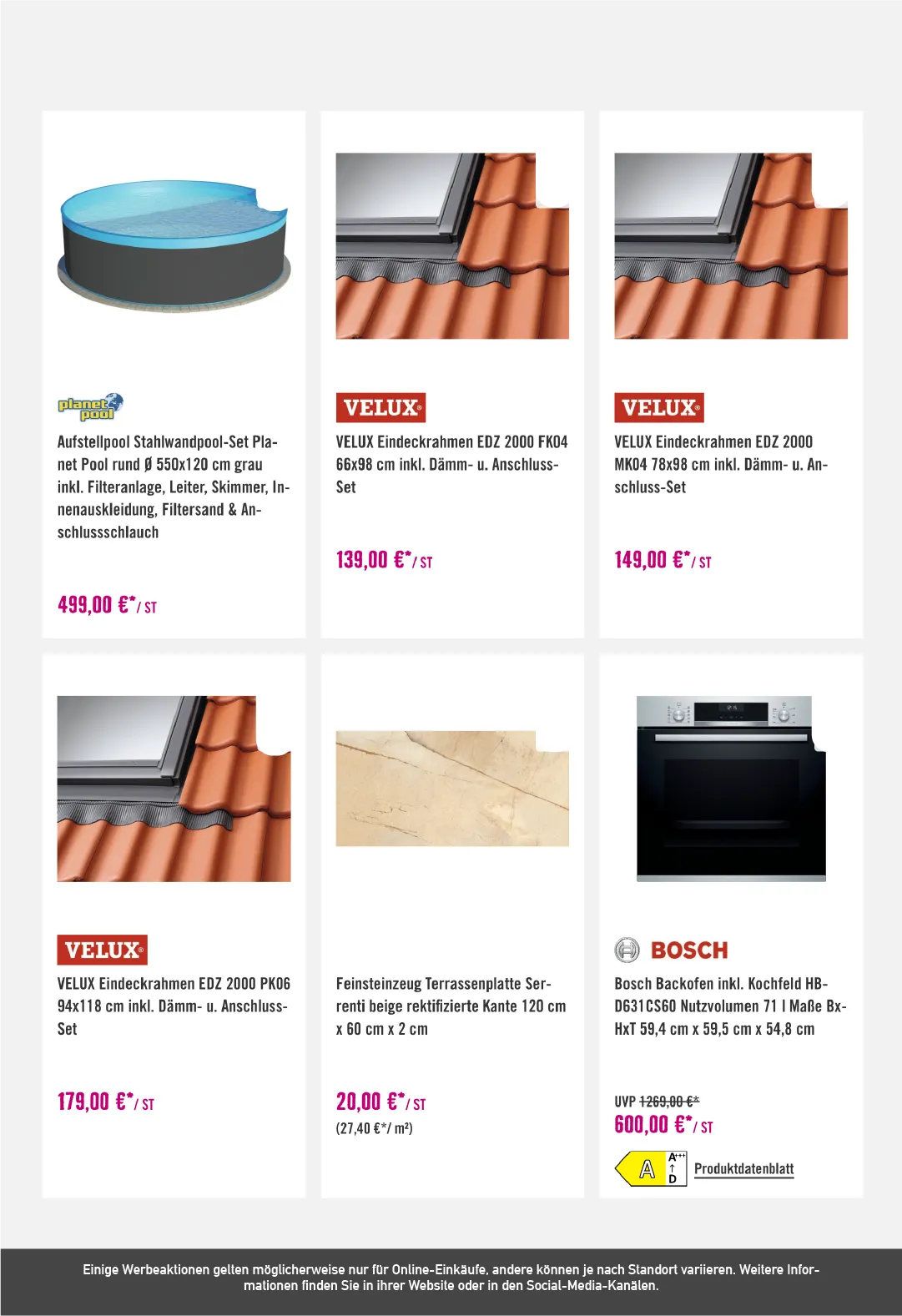 Hornbach Prospekte von 6. Juni bis 20. Juni 2025 - Prospekt seite 3