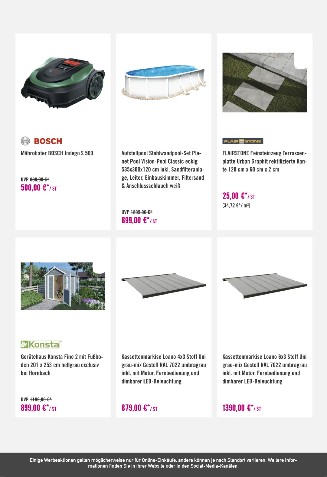 Hornbach Prospekte von 6. Juni bis 20. Juni 2025 - Prospekt seite 4