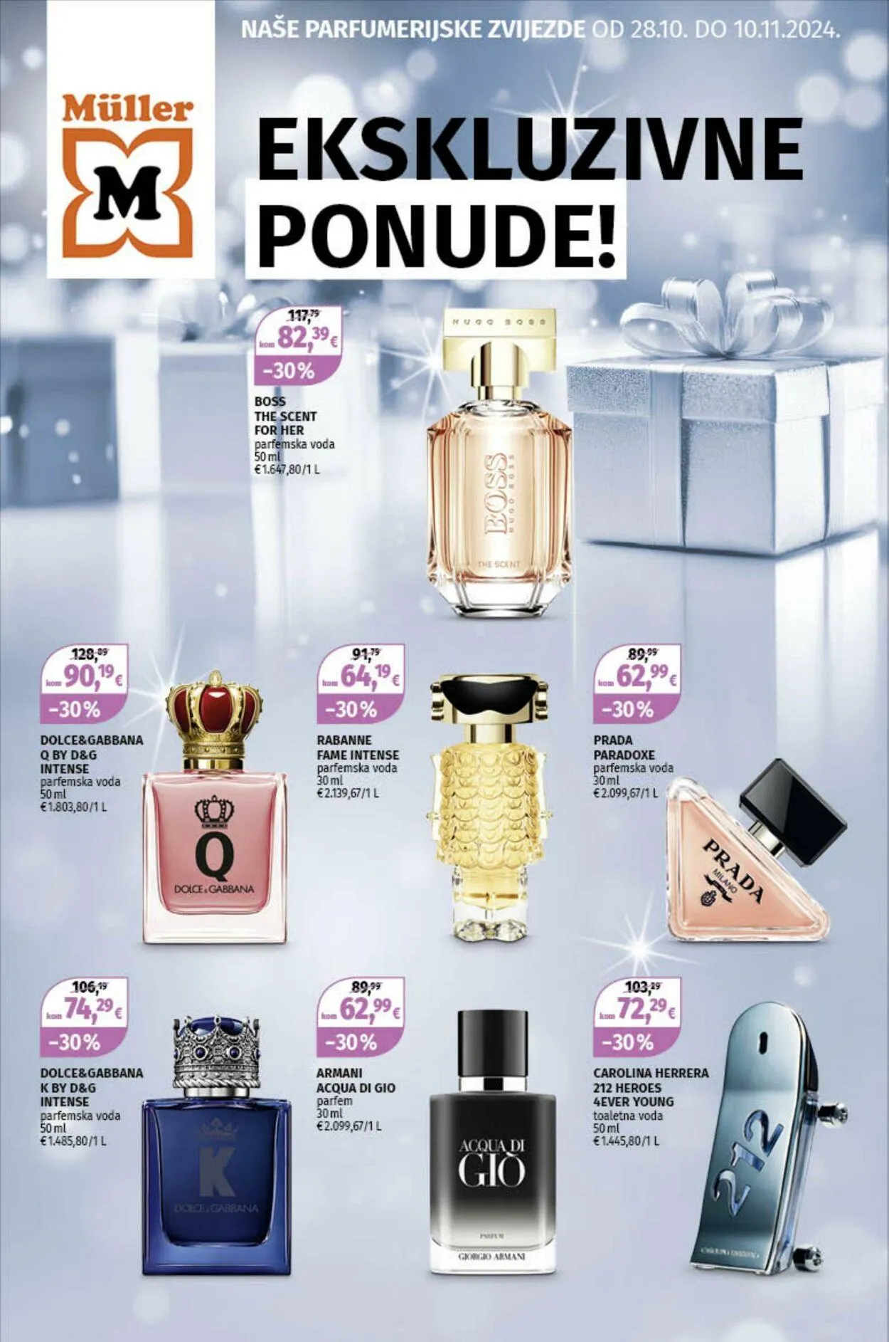 Katalog Müller od 28. listopada do 10. studenoga 2024. - Pregled Stranica 1
